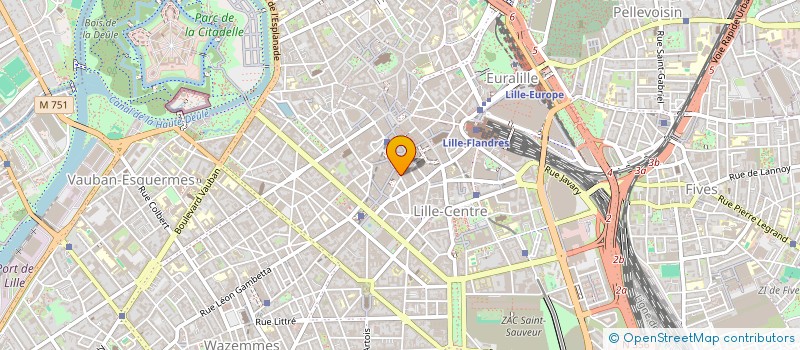 localisation de l'entreprise ZETRACE à LILLE