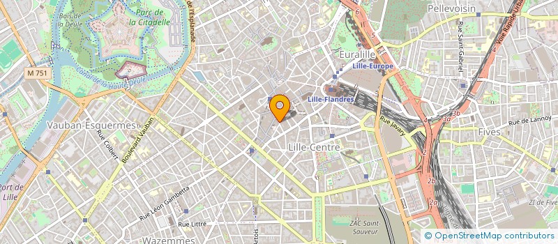 localisation de l'entreprise ZETRACE PARTNERS à LILLE