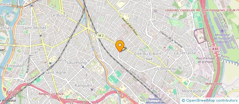 localisation de l'entreprise ZETTA à TOULOUSE