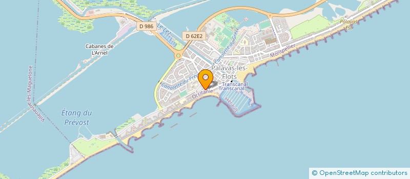 localisation de l'entreprise ZETTA DEVELOPPEMENT à PALAVAS-LES-FLOTS