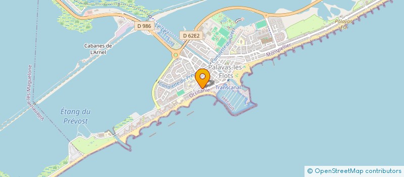 localisation de l'entreprise ZETTA DEVELOPPEMENT à PALAVAS-LES-FLOTS