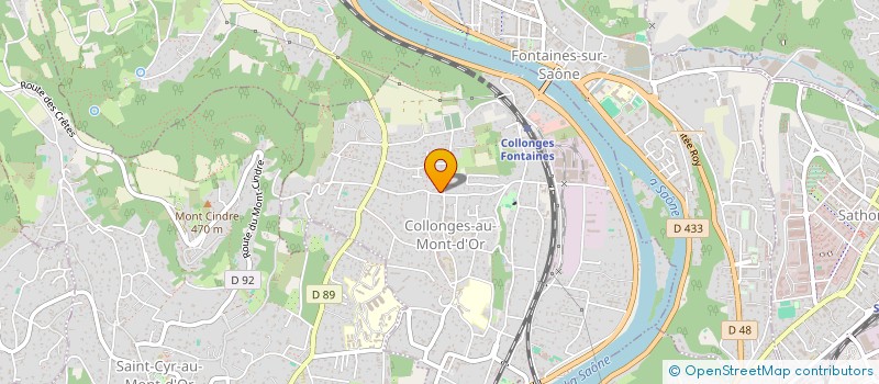 localisation de l'entreprise ZETTE  COLLONGES-AU-MONT-D'OR