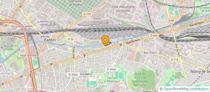 localisation de l'entreprise ZETWAL TALENT  PANTIN