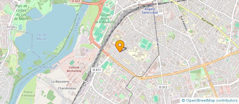 localisation de l'entreprise ZEUBI à ANGERS
