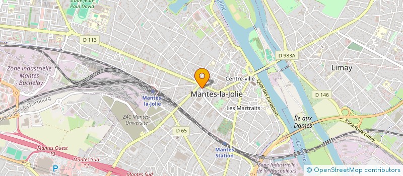 localisation de l'entreprise ZEUGMA 78  MANTES-LA-JOLIE