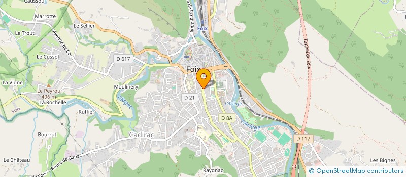 localisation de l'entreprise ZEUGMA à FOIX