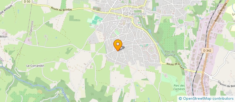 localisation de l'entreprise ZEUGMA CONSEIL & MEDIATION  CHAPONOST