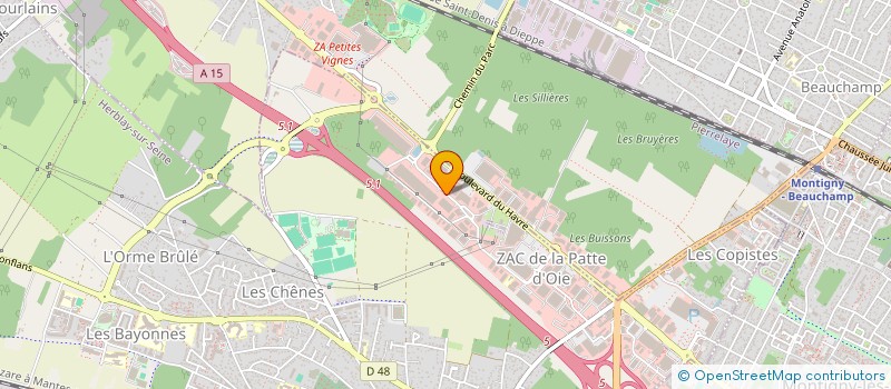 localisation de l'entreprise ZEUS  HERBLAY-SUR-SEINE