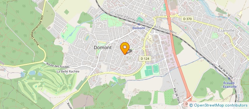 localisation de l'entreprise ZEUS  DOMONT