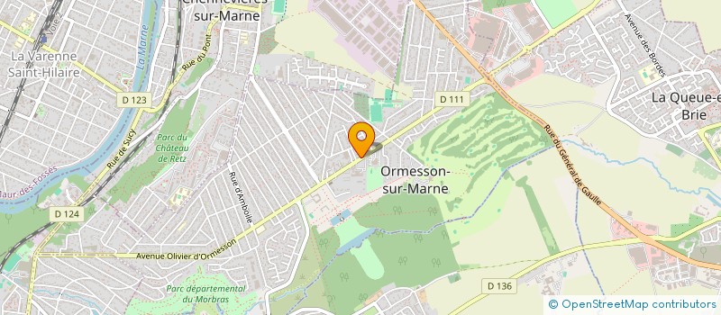 localisation de l'entreprise ZEUS à ORMESSON-SUR-MARNE