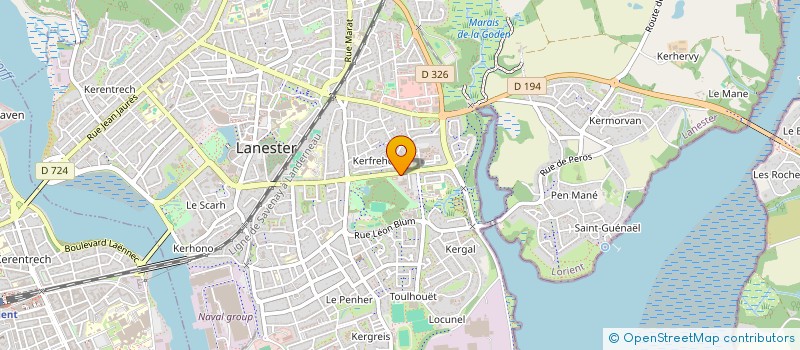 localisation de l'entreprise ZEUS  LANESTER