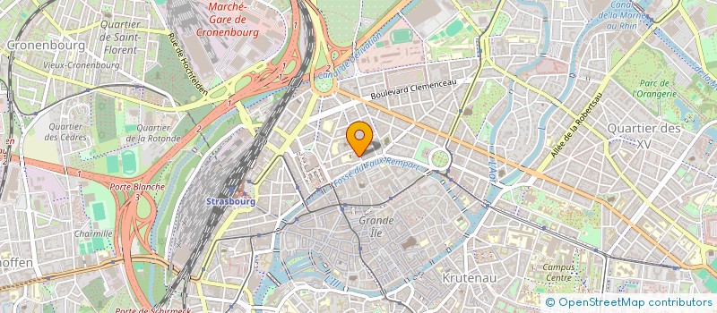 localisation de l'entreprise ZEUS à STRASBOURG