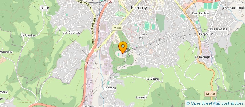 localisation de l'entreprise ZEUS BATIMENTS à FIRMINY