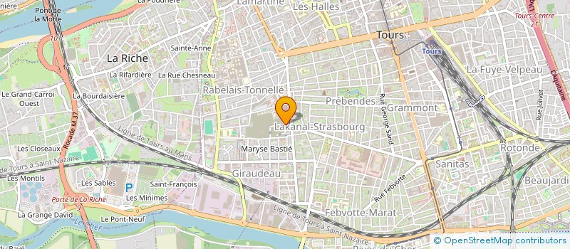 localisation de l'entreprise ZEUS COMMUNICATION  TOURS