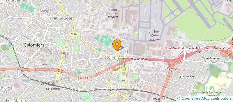 localisation de l'entreprise ZEUS EVOLUTION GROUP à COLOMIERS
