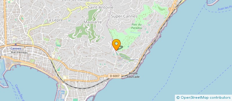 localisation de l'entreprise ZEUS GROUP  VALLAURIS