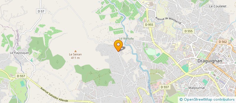 localisation de l'entreprise ZEUS HYGIE COMPANY  DRAGUIGNAN