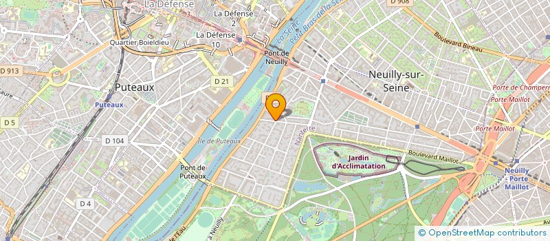 localisation de l'entreprise ZEUS IMMOBILIER à NEUILLY-SUR-SEINE