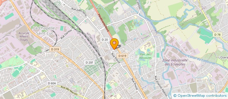 localisation de l'entreprise ZEUS INVEST à TROYES