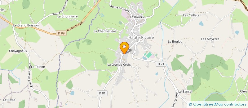 localisation de l'entreprise ZEUS TECHNOLOGIE à HAUTE-RIVOIRE