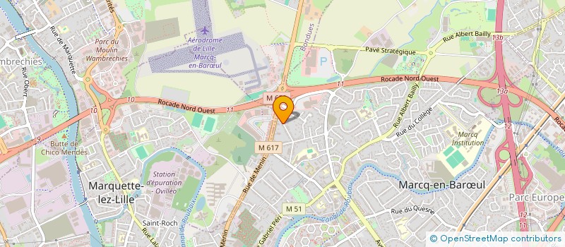 localisation de l'entreprise ZEVILO 1 à MARCQ-EN-BARŒUL