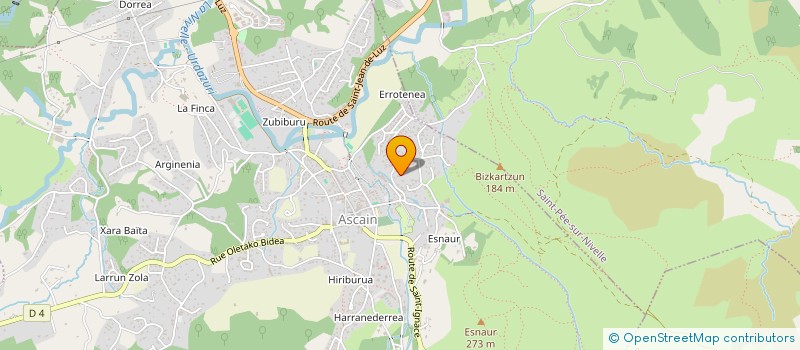 localisation de l'entreprise ZEVUDU  ASCAIN