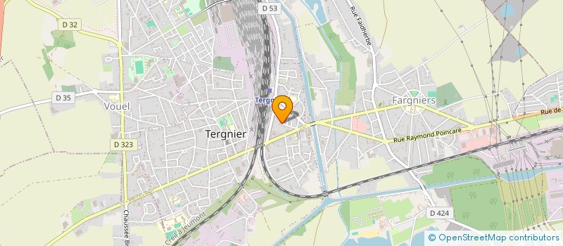 localisation de l'entreprise ZEWAN  TERGNIER