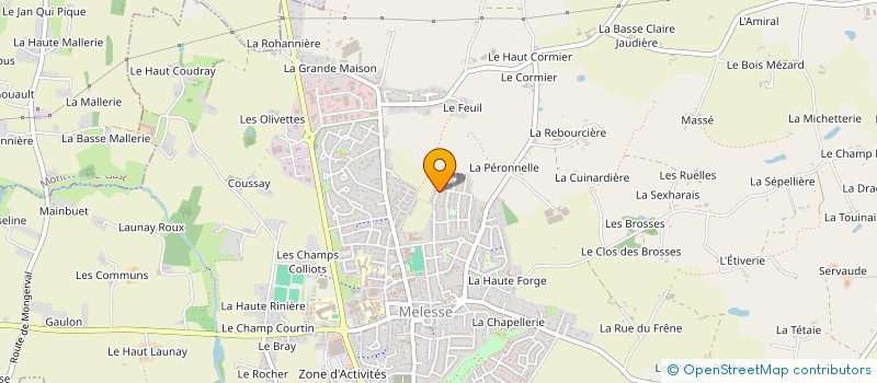 localisation de l'entreprise ZEWATERS  MELESSE