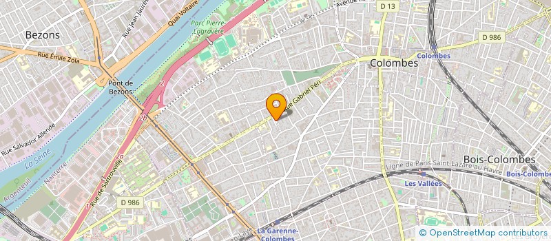 localisation de l'entreprise ZEWEKS à COLOMBES