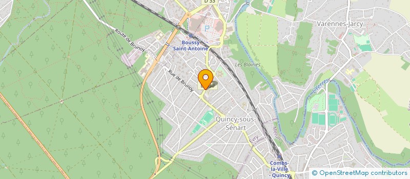 localisation de l'entreprise ZEYLIN à QUINCY-SOUS-SENART
