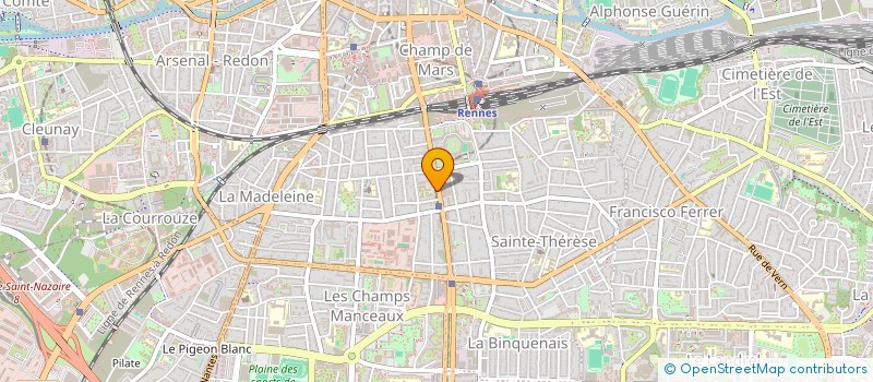 localisation de l'entreprise ZEYSIM  RENNES