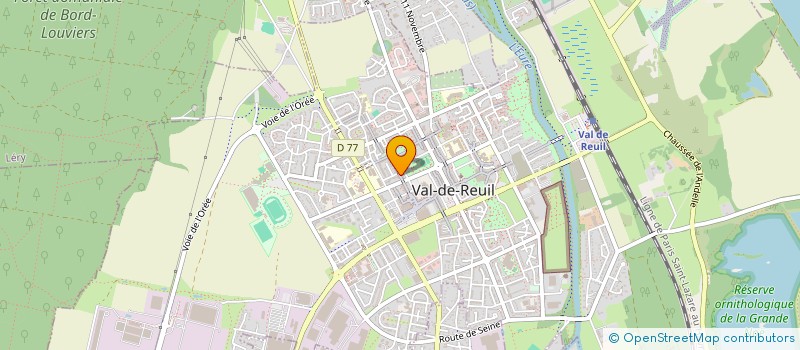 localisation de l'entreprise ZEZE RYAN SPORT  VAL-DE-REUIL