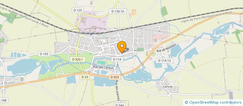 localisation de l'entreprise ZEZEHOTE à COURVILLE-SUR-EURE
