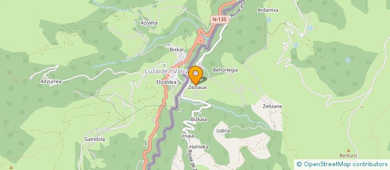 localisation de l'entreprise ZEZTAUA ENERGIE  ARNEGUY