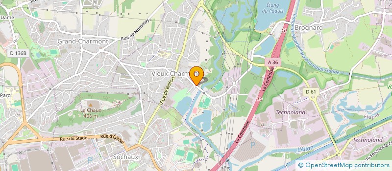 localisation de l'entreprise ZF  DAMBENOIS