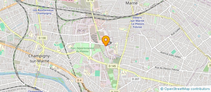 localisation de l'entreprise ZF ATISMO  CHAMPIGNY-SUR-MARNE