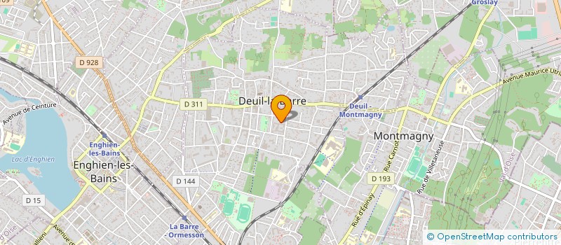 localisation de l'entreprise ZF BTP  DEUIL-LA-BARRE