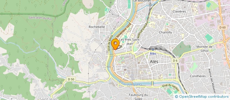 localisation de l'entreprise ZF DRIVE  ALES