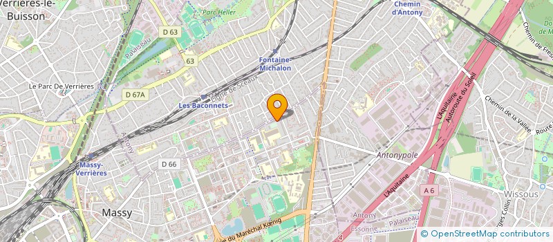 localisation de l'entreprise ZF ENCAISSEMENT & PESAGE à MASSY