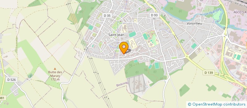 localisation de l'entreprise ZF SHUTTLE  BEAUVAIS