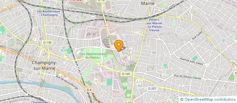 localisation de l'entreprise ZF YERRIMO  CHAMPIGNY-SUR-MARNE