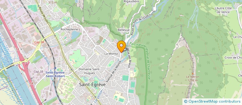 localisation de l'entreprise ZFC1  SAINT-EGREVE