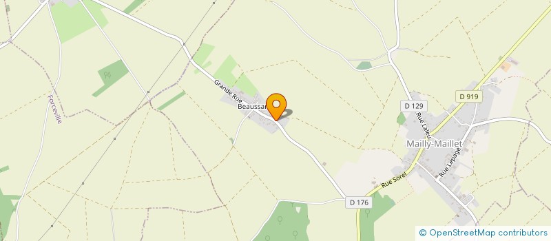 localisation de l'entreprise ZFI PROPRETE  MAILLY-MAILLET