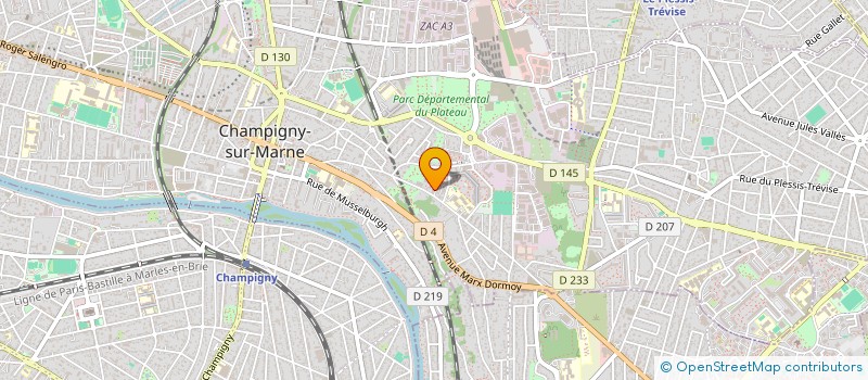 localisation de l'entreprise ZFIBRE à CHAMPIGNY-SUR-MARNE