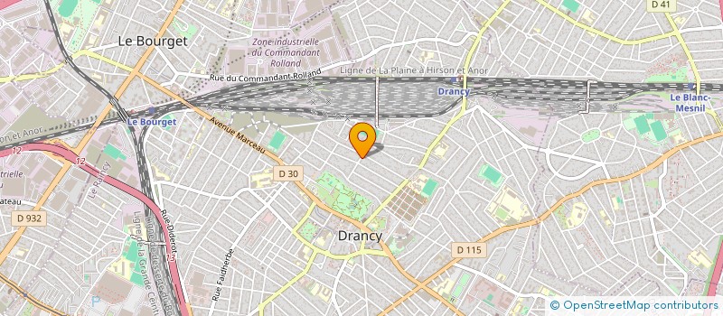 localisation de l'entreprise ZG CAPITAL  DRANCY