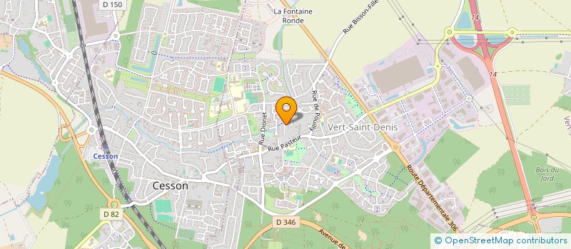 localisation de l'entreprise ZG CONCEPT  VERT-SAINT-DENIS