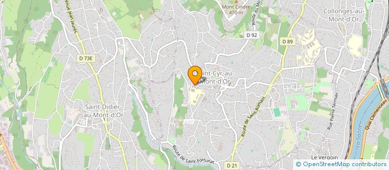 localisation de l'entreprise ZG INVEST  SAINT-CYR-AU-MONT-D'OR