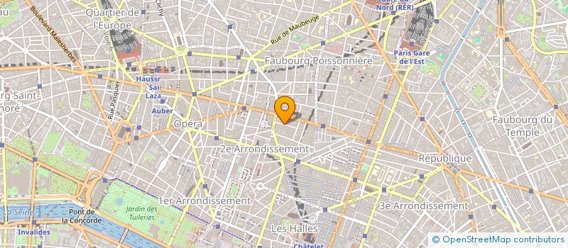 localisation de l'entreprise ZG LIGHTING FRANCE à PARIS