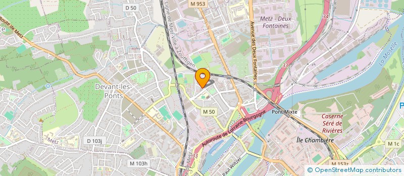 localisation de l'entreprise ZGA M57  METZ