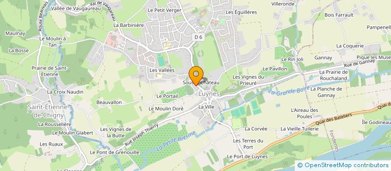 localisation de l'entreprise ZGC  LUYNES